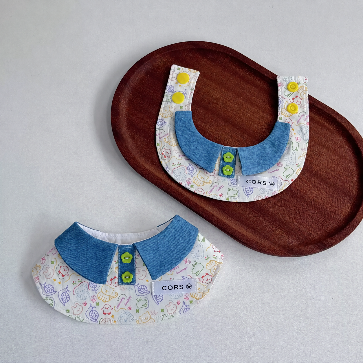 Denim Graffiti Pet Bandana