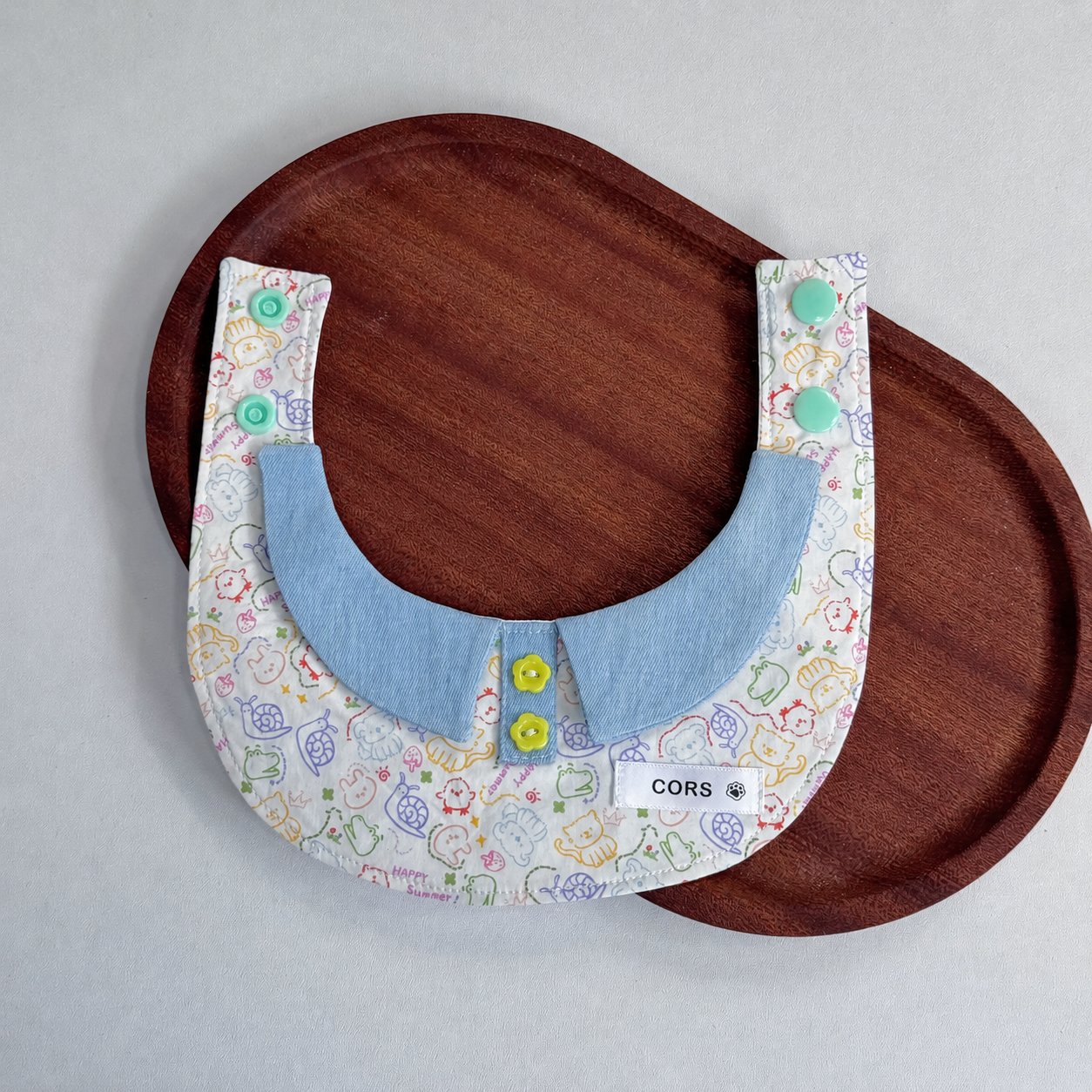 Denim Graffiti Pet Bandana