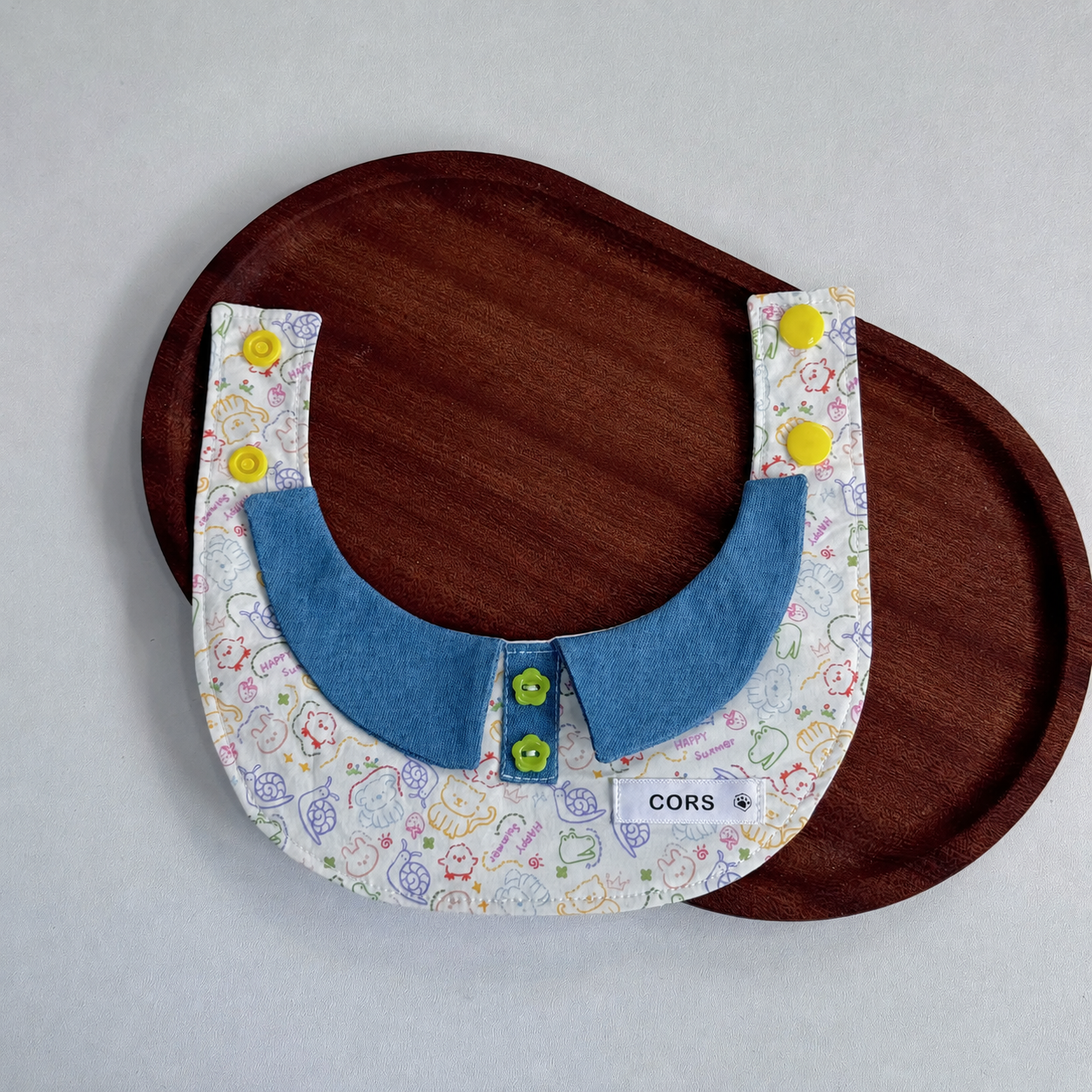 Denim Graffiti Pet Bandana