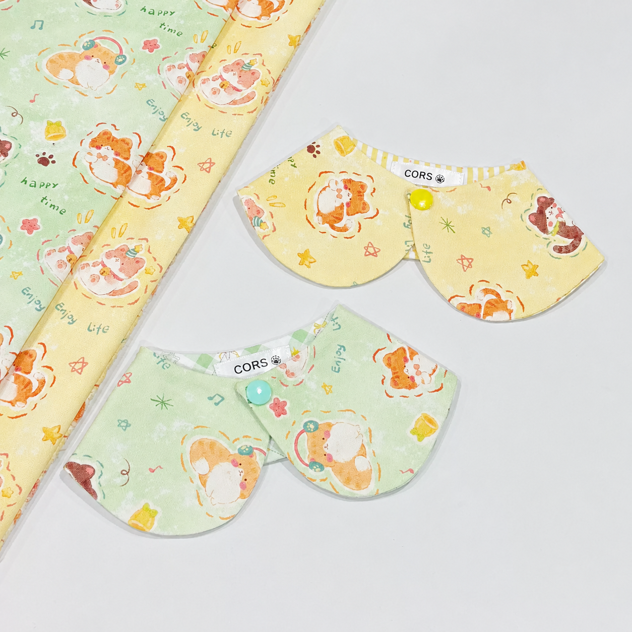 Cute Doll Collar Pet Bib