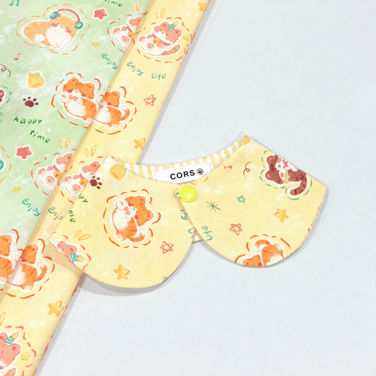 Cute Doll Collar Pet Bib
