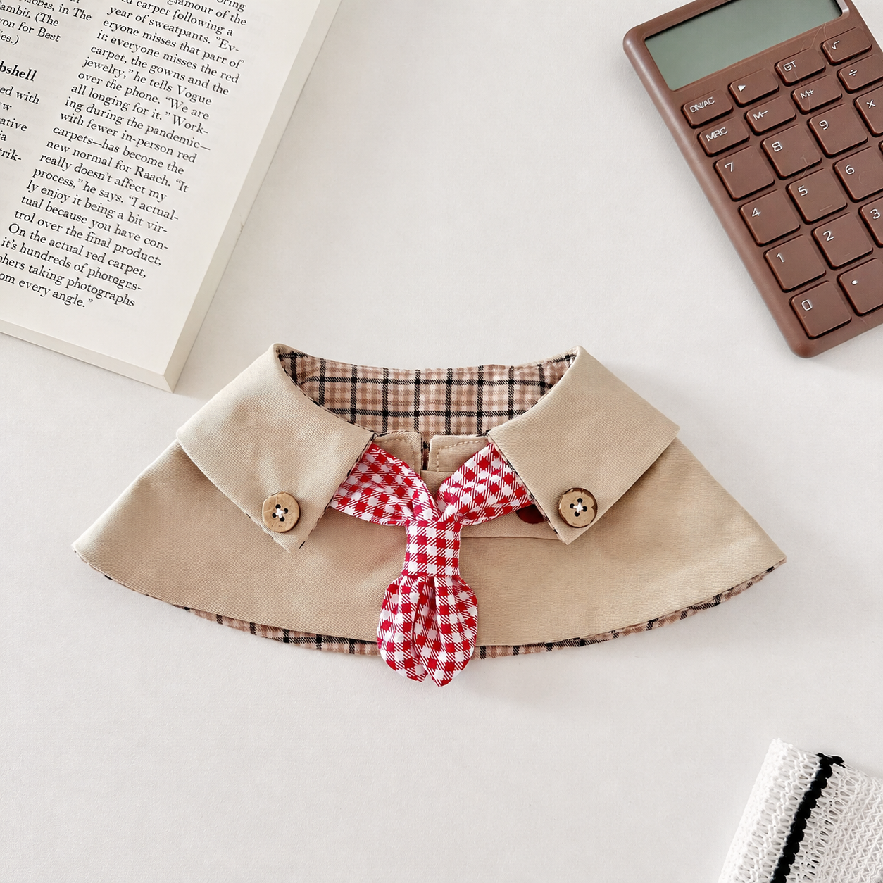 Cute Dog Decorative Bib Set
