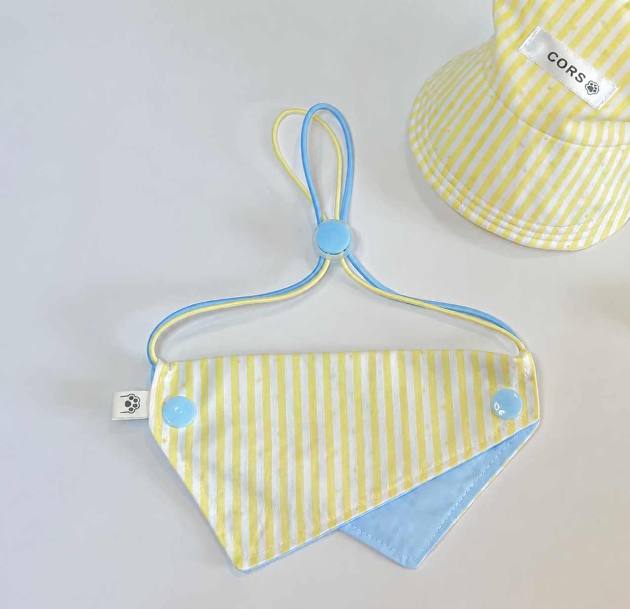 Colorful Polka‑Dot Pet Bandana Set