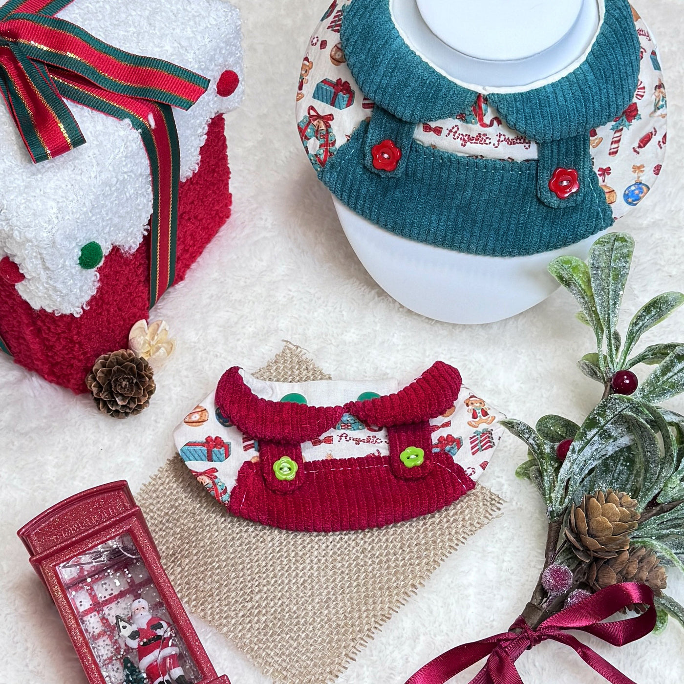 Christmas‑Style Pet Bandana