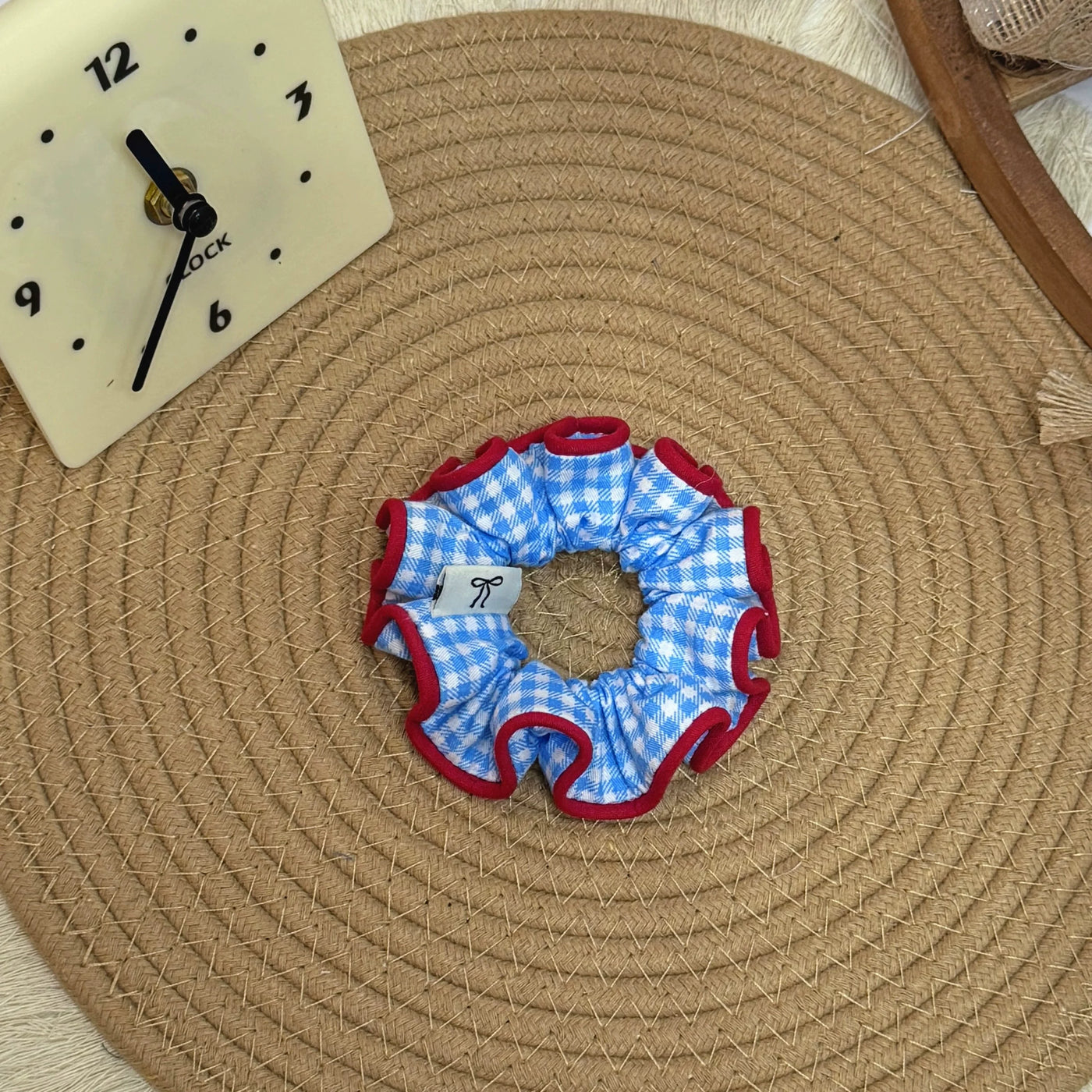 Plaid Pet Bandana Bib Set