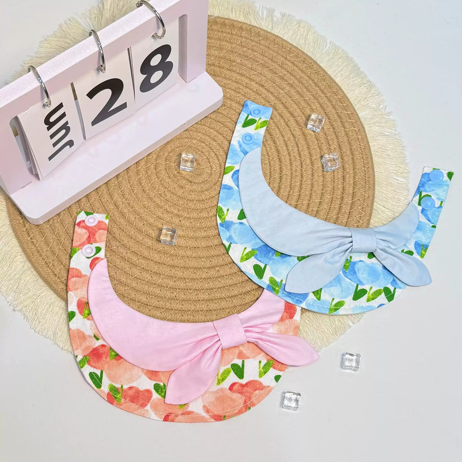 Tulip Bow‑Style Pet Bandana
