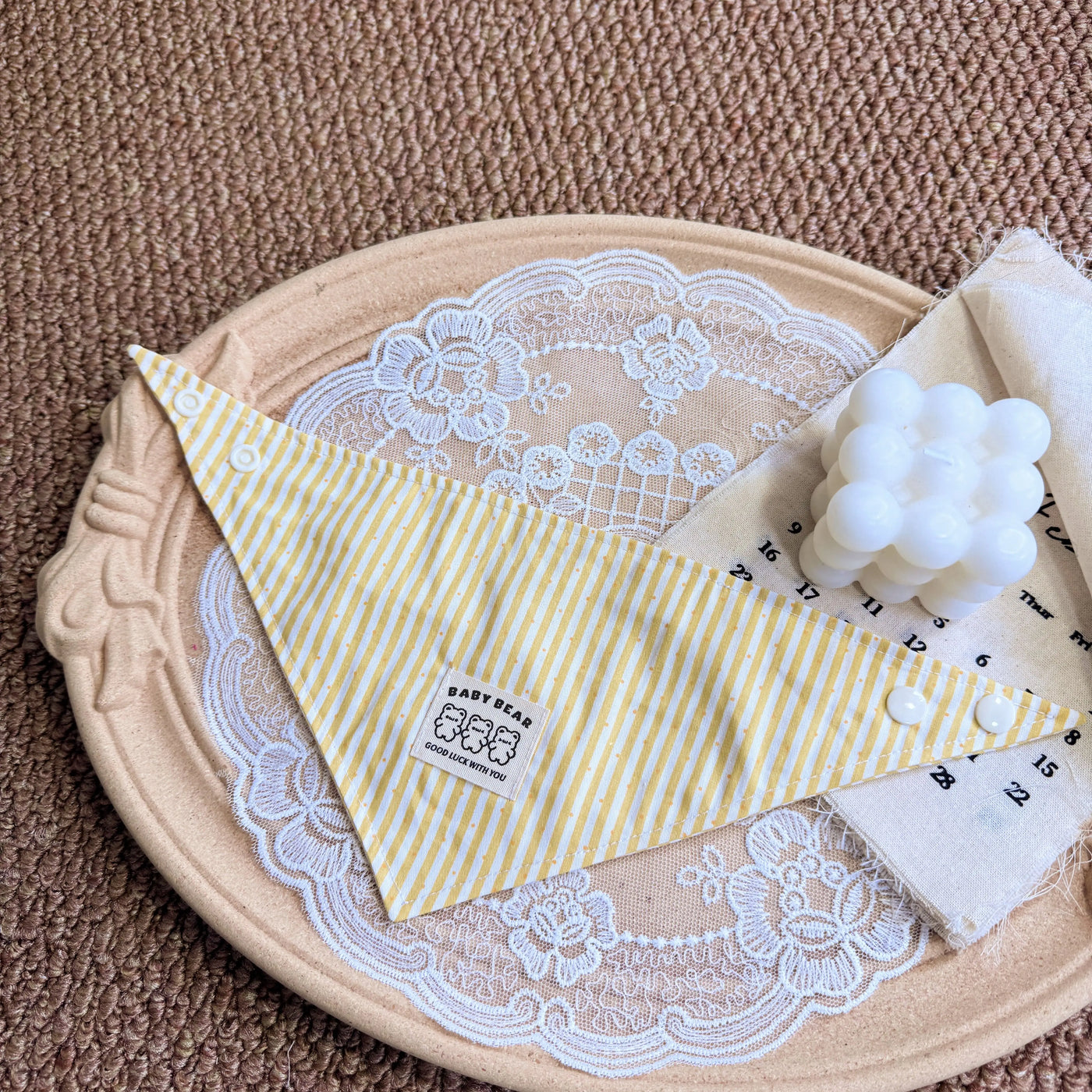 Handmade Pet Triangle Bib