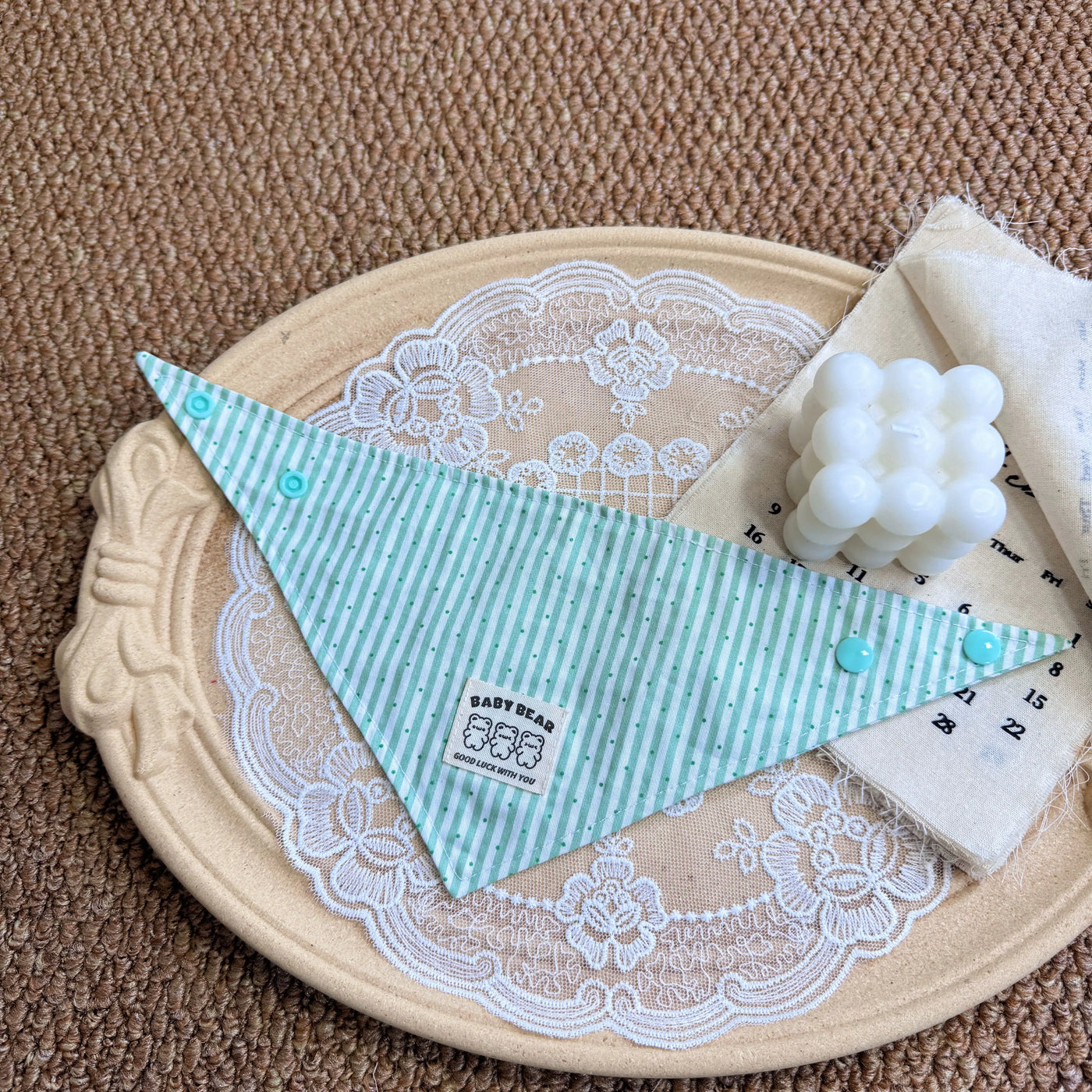 Handmade Pet Triangle Bib