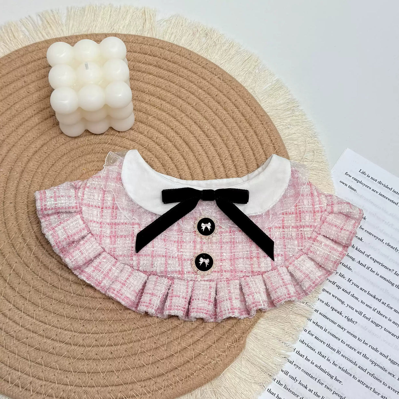 Chanel‑Style Pet Bandana