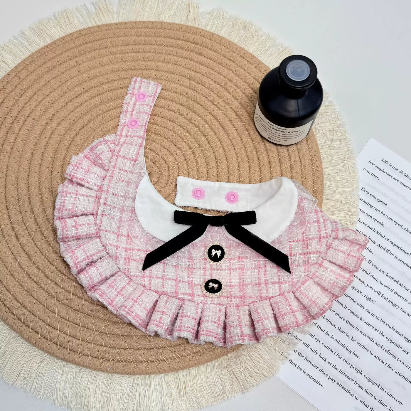 Chanel‑Style Pet Bandana