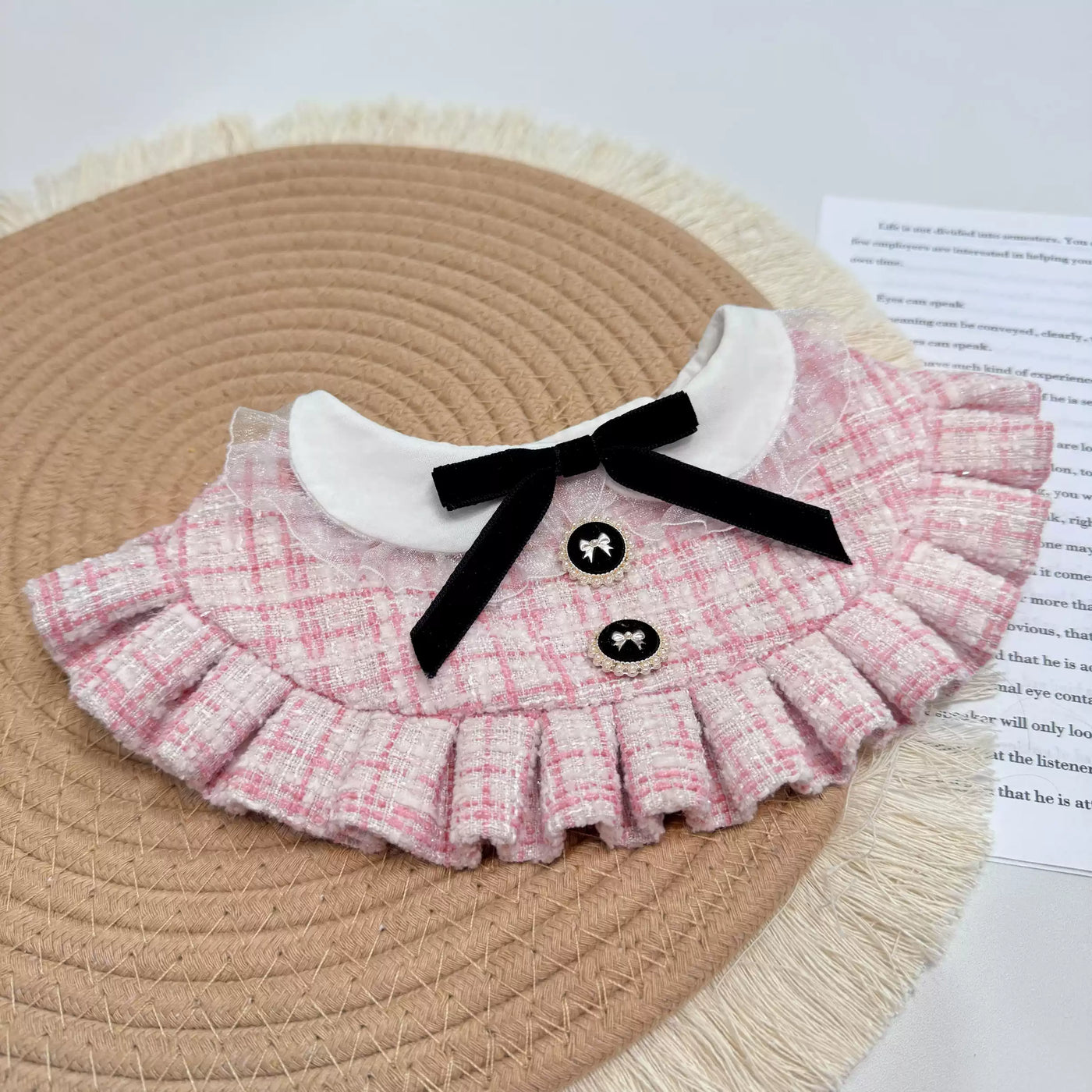 Chanel‑Style Pet Bandana
