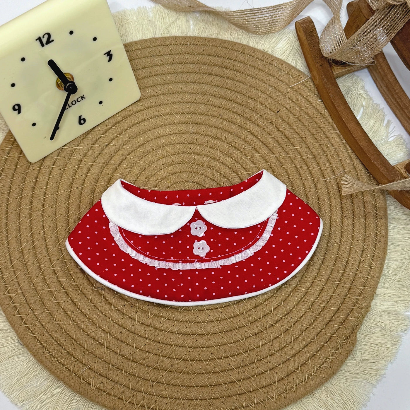 Plaid Pet Bandana Bib Set